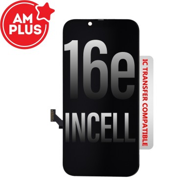 AMPLUS Incell LCD Assembly for iPhone 16e Screen Replacement (Compatible for IC chip transfer)