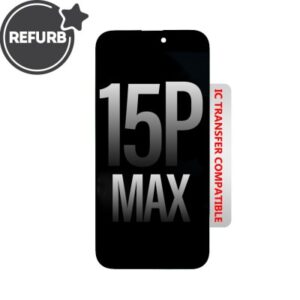 REFURB OLED Assembly for iPhone 15 Pro Max Screen Replacement (Compatible for IC chip transfer)